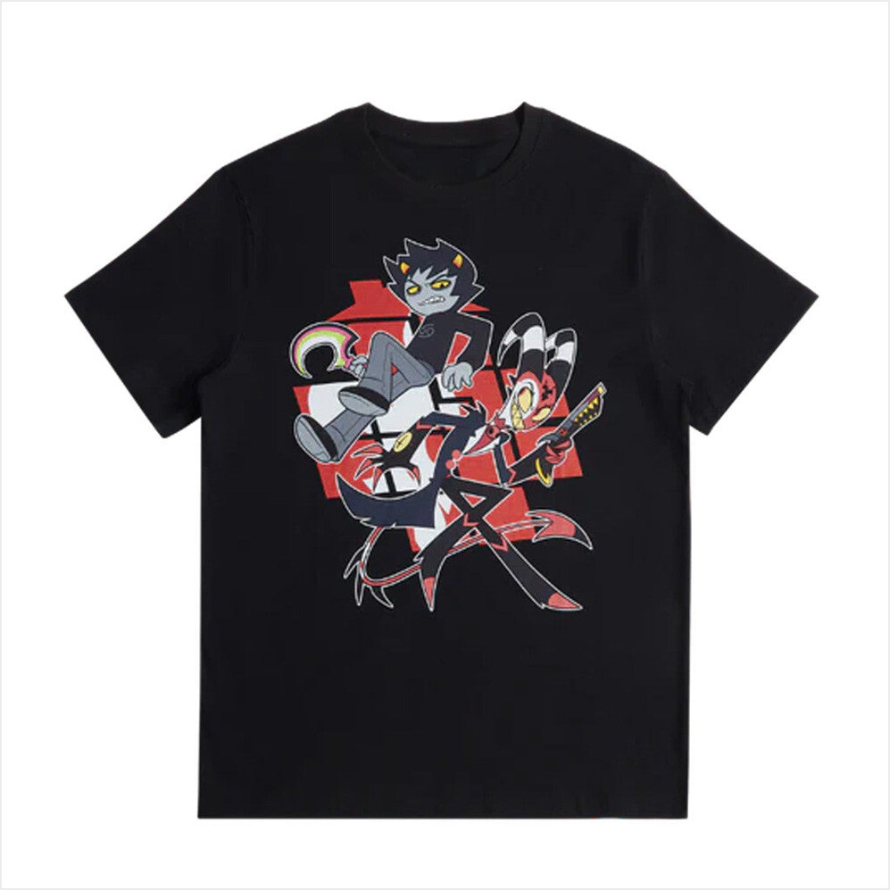 Helluva Boss x Homestuck T-Shirt Homestuck Merch Karkat And Blitz Shirt Gift Ideas For Fans