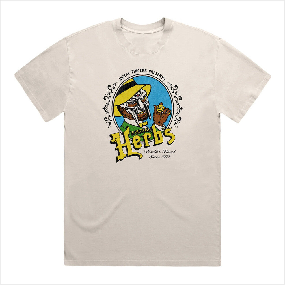 Herbs Vintage T-Shirt MF Doom Merch Birthday Gifts For Best Friend Christmas Presents