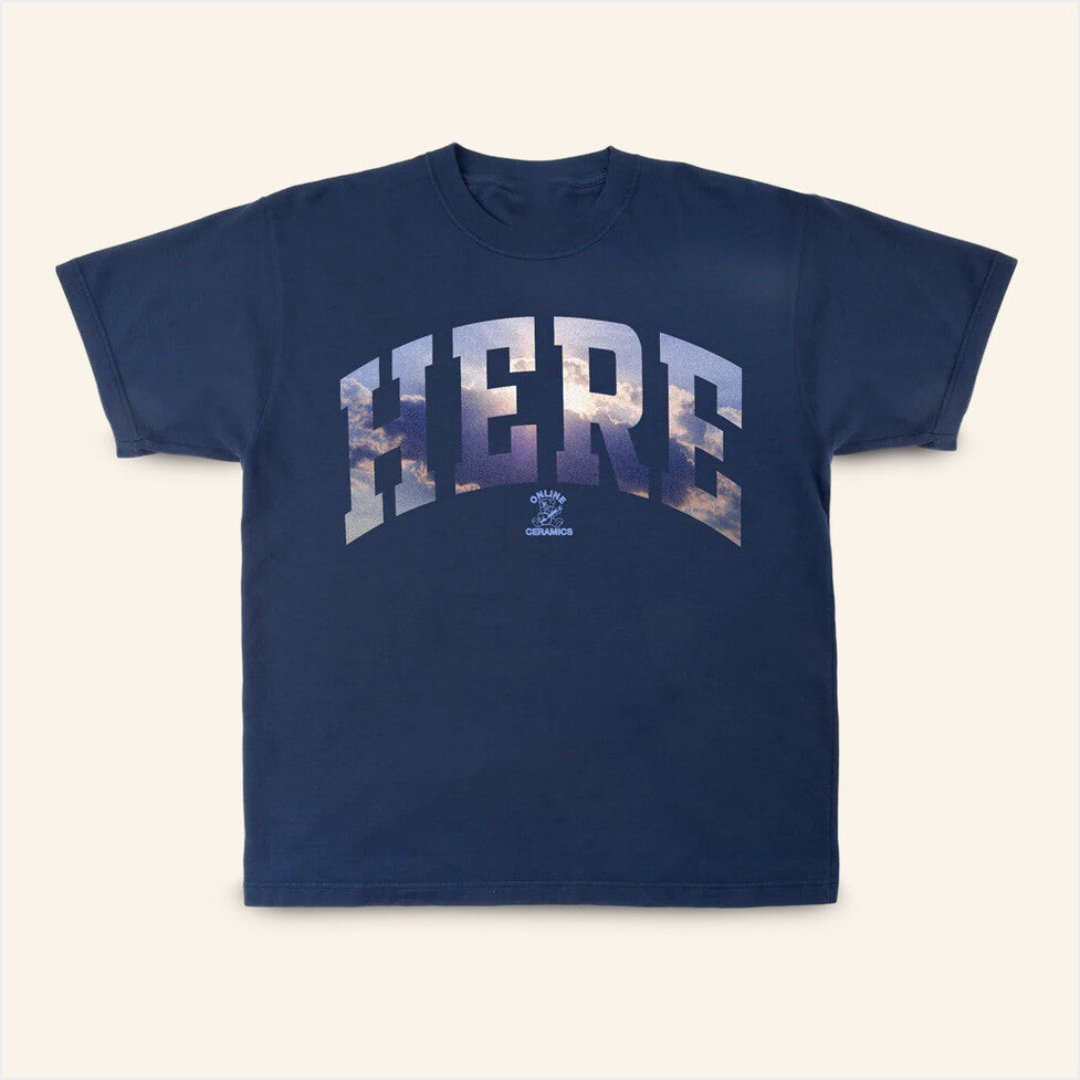 Here Sky Navy T-Shirt Online Ceramics Merch Best Birthday Gifts For Friends Christmas Presents