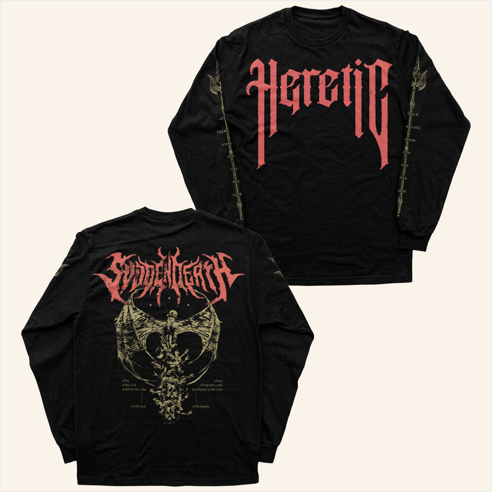 Heretic Long Sleeve T-Shirt Svdden Death Merch Present For Husband BFF Birthday Gifts Ideas