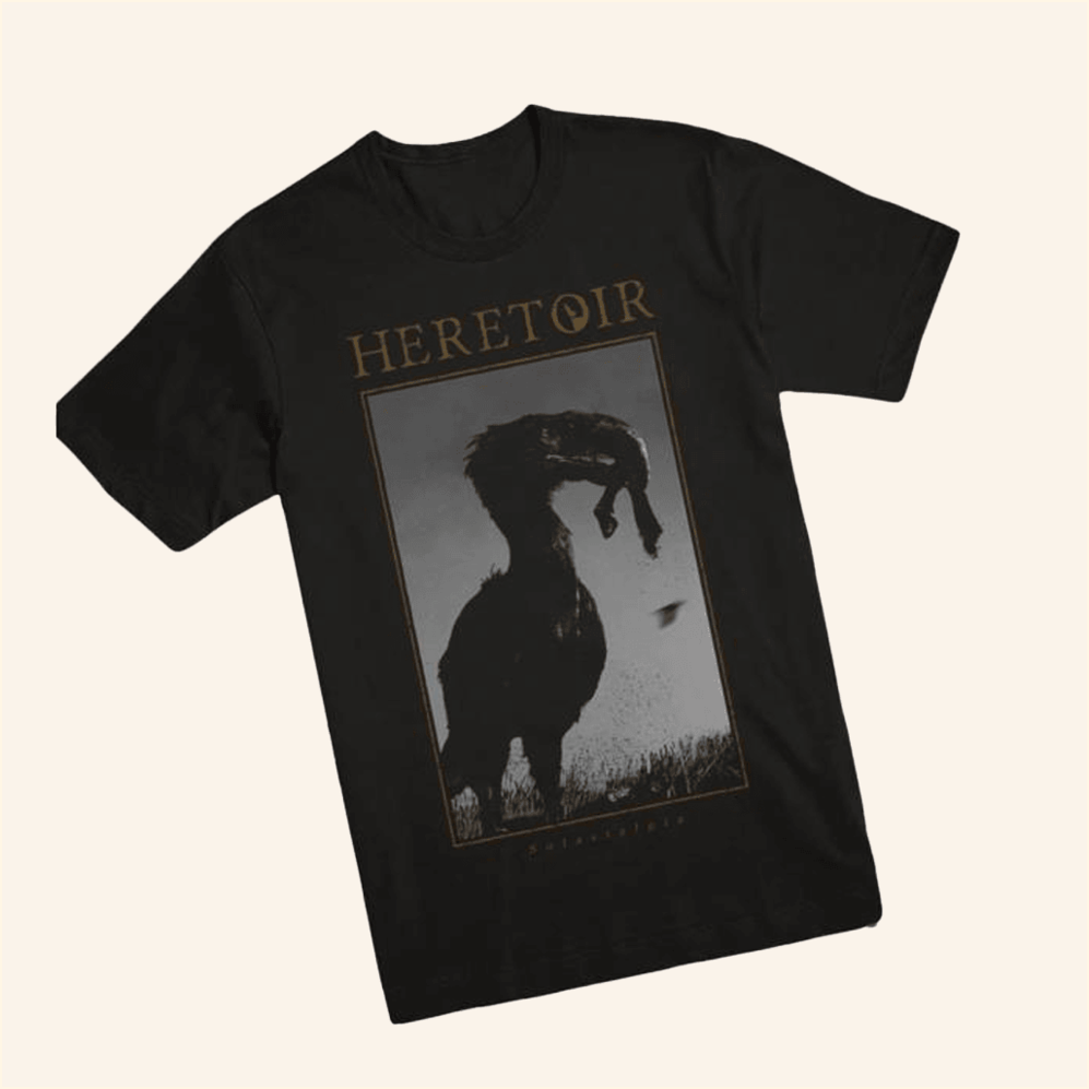 Heretoir Solastalgia T-Shirt Evil Greed Merch Gifts For Dad Birthday Gift Ideas
