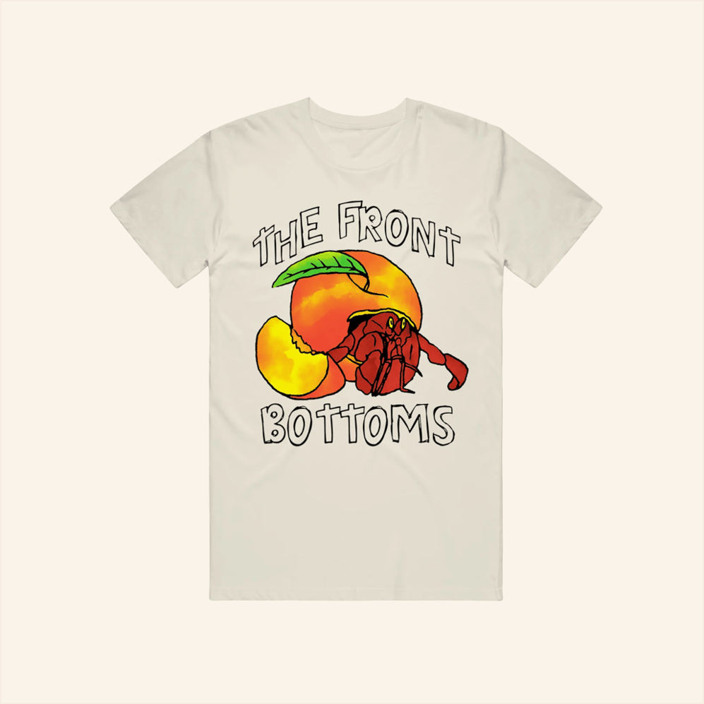 Hermit Peach Natural T-Shirt The Front Bottoms Merch Birthday Gifts For BFF Christmas Presents