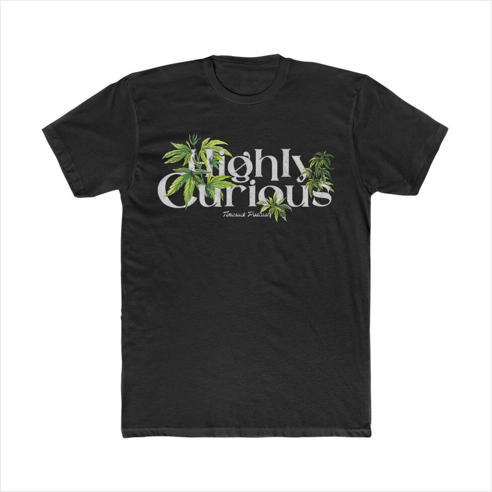 Highly Curious Black T-Shirt Bad Magic Merch Best Friend Gift Ideas BFF Gifts Ideas
