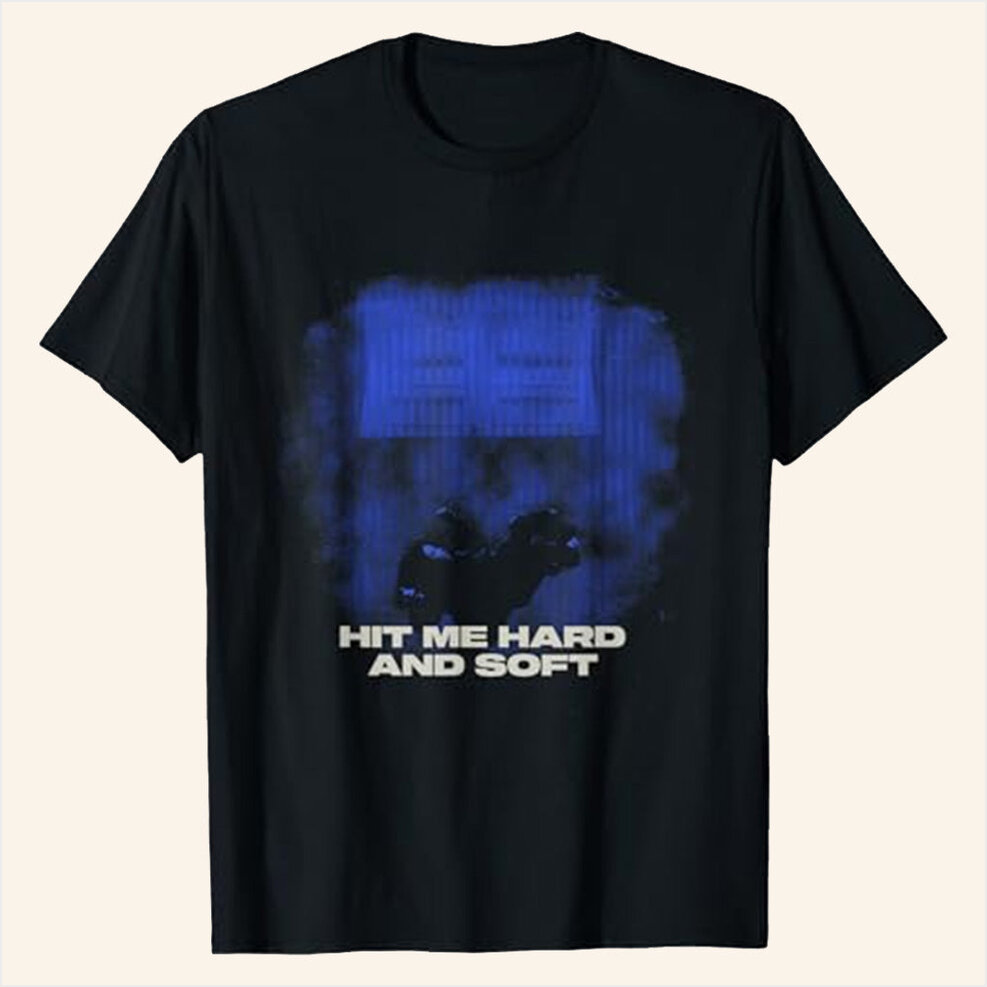 Hit Me Hard And Soft Tour 2025 Shirt Billie Eilish Merch Blue Photo T-Shirt Gifts For Her
