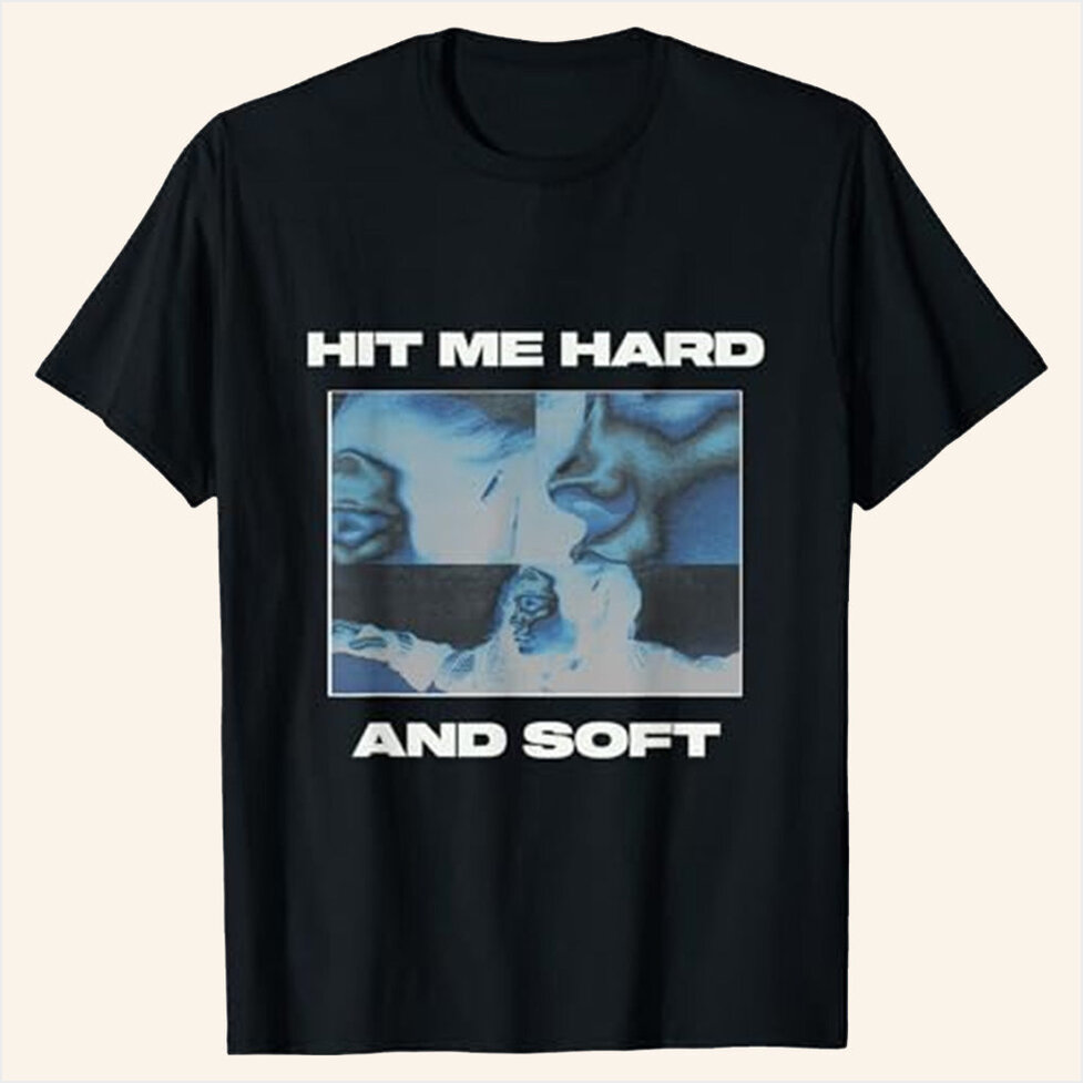 Hit Me Hard And Soft Tour 2025 Shirt Billie Eilish Merch Inverted Black T-Shirt Fans Gifts