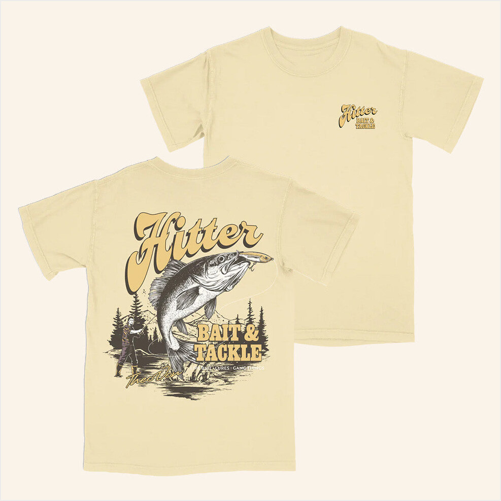Hitter Bait And Tackle T-Shirt Theo Von Merch BFF Birthday Gifts Ideas Christmas Presents