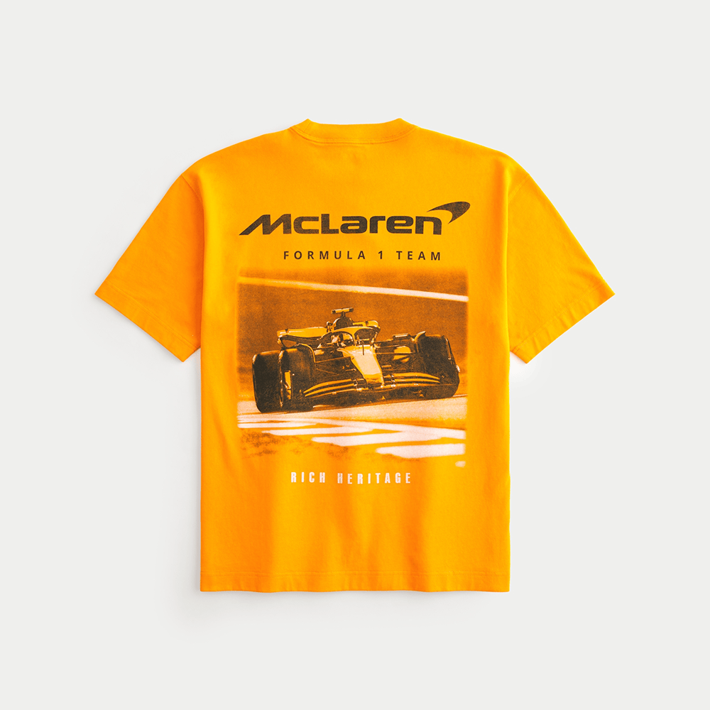 Hollister F1 Merch McLaren Graphic T-Shirt Father’s Day Gifts For Racing Fans