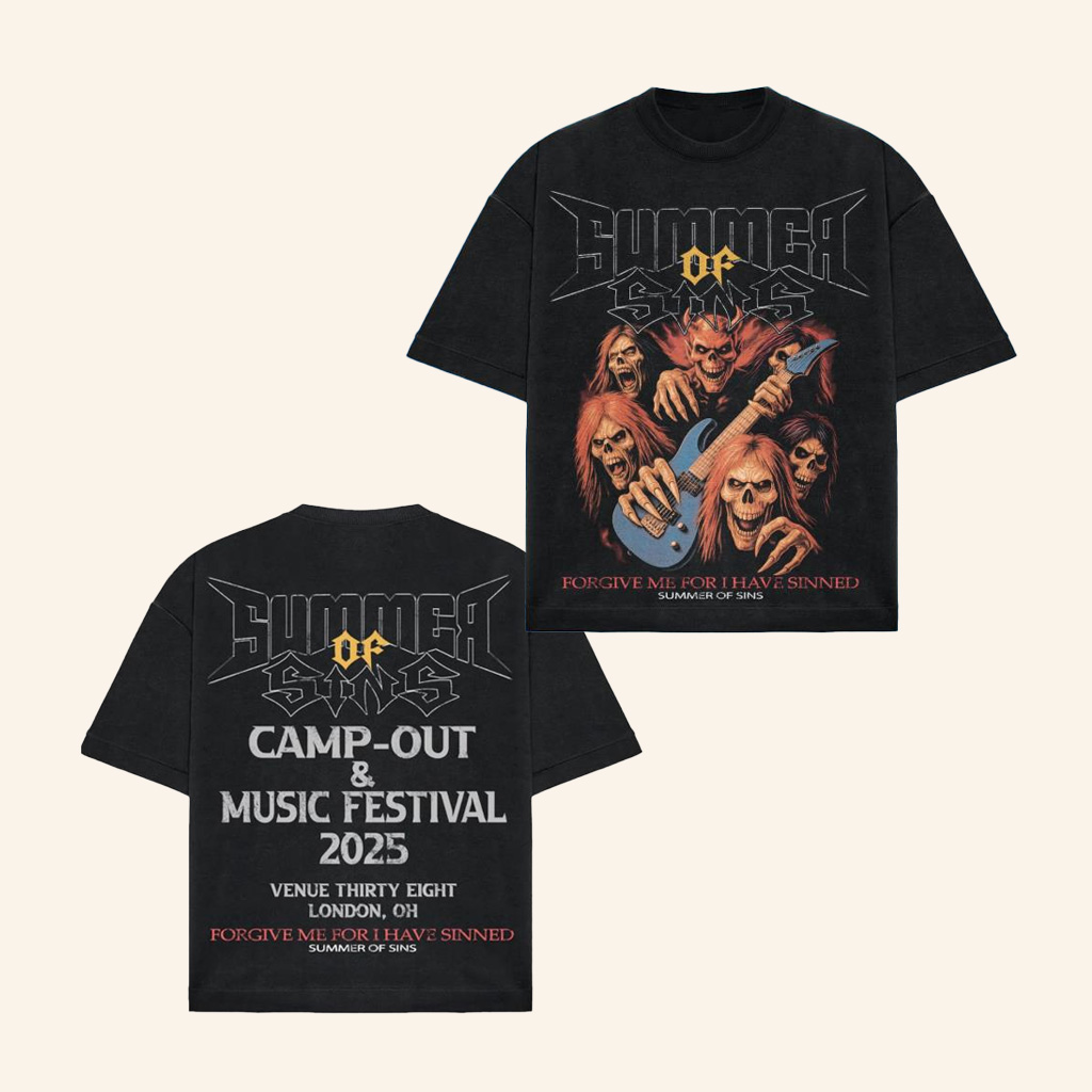 Holy Sinner Merch Holy Sinner Sos 25 Skeleton Rock Band T-Shirt Gifts For Music Fans
