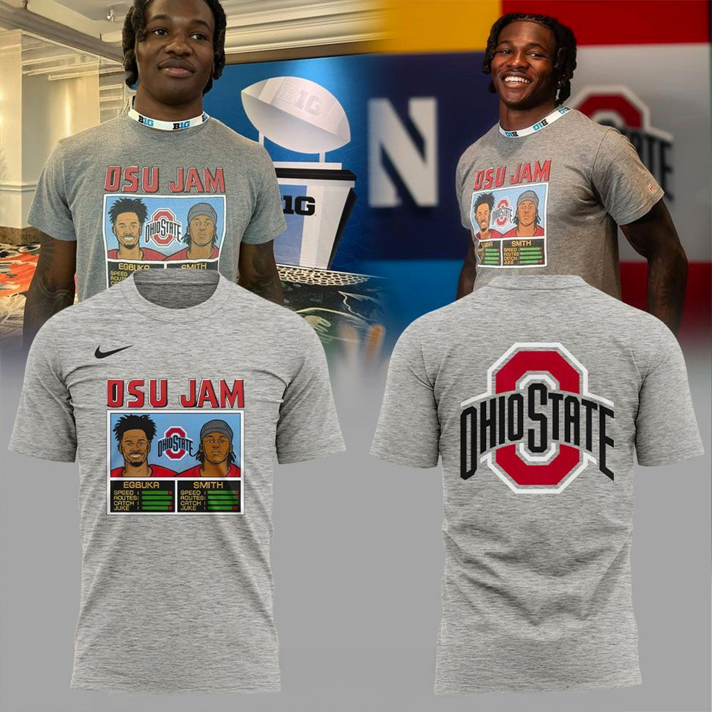 Homage Ohio State Football OSU Jam T-Shirt Fan Merch Gifts For Football Lovers