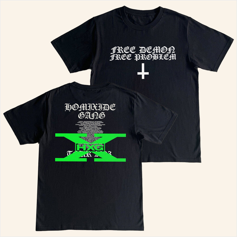 Homixide Gang Snot Or Not Shirt Homixide Gang Merch Homixide Free Demon T-Shirt Men's