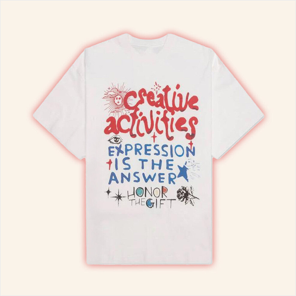 Honor The Gift Creative Activities T-Shirt Feature Merch Best Friend Birthday Gifts