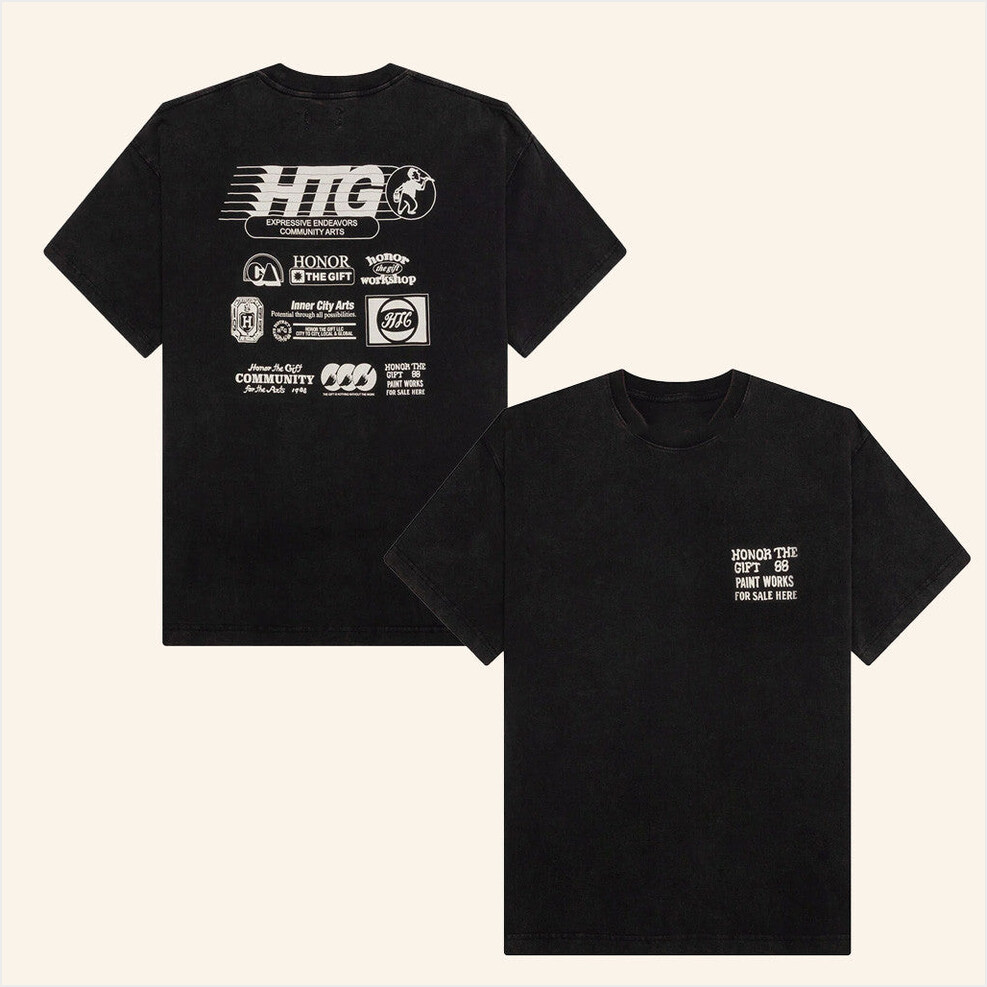 Honor The Gift Paint Works Black T-Shirt Feature Merch Best Friend Birthday Gifts