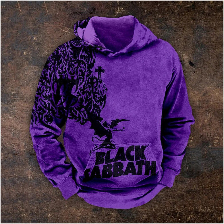 Hoodie Black Sabbath Merch Rock Band Inspired Black Sabbath Hoodie Birthday Gifts For Fans