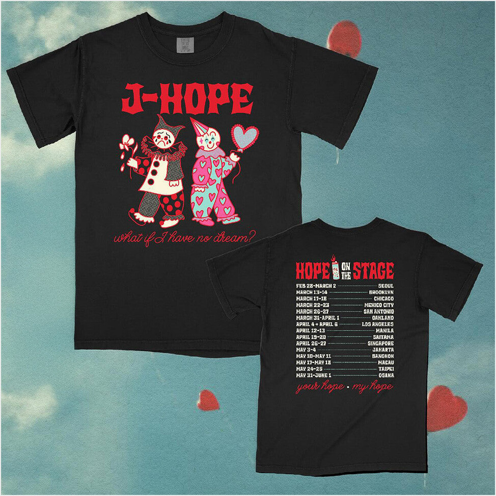 Hope On The Stage Shirt Hope On The Stage Merch Jhope Merch Tour Birthday Gifts For Music Fan