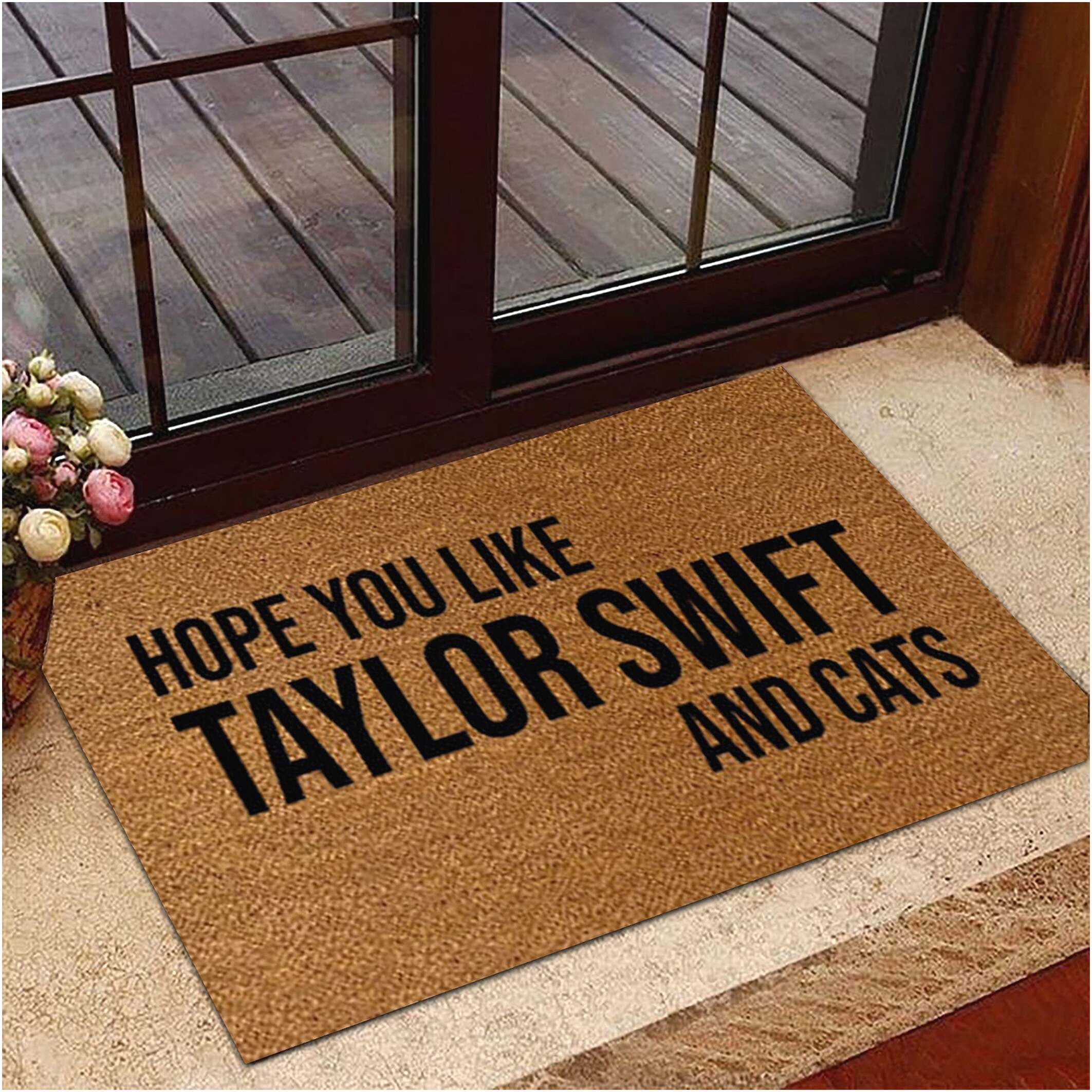 Hope You Like Taylor Swift And Cats Doormat Cat Lover Person Best Gifts For A Swiftie