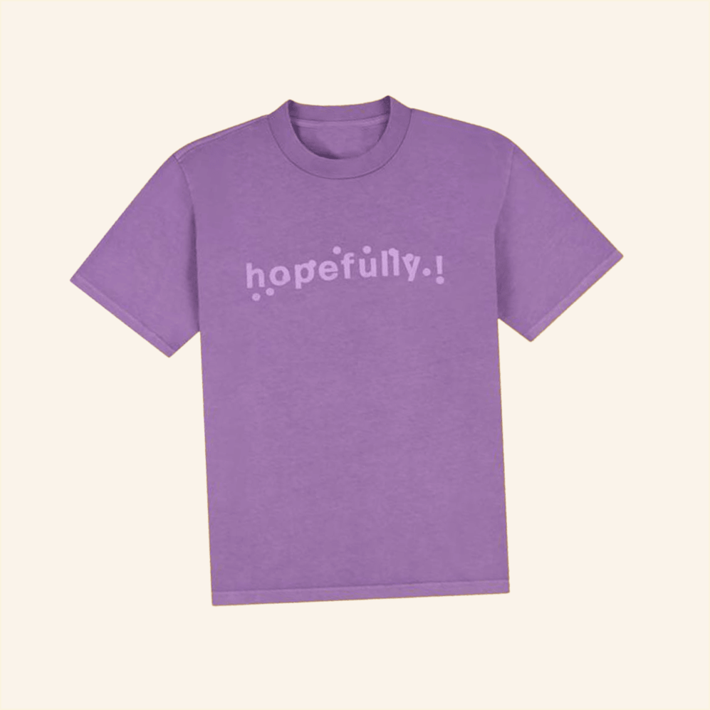 Hopefully Purple T-Shirt Loyle Carner Merch Best Friend Birthday Gifts Christmas Presents