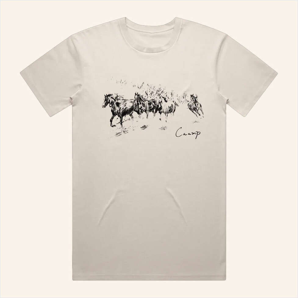 Horses T-Shirt Caamp Merch Best Birthday Gifts For Husband Gifts For Best Friend