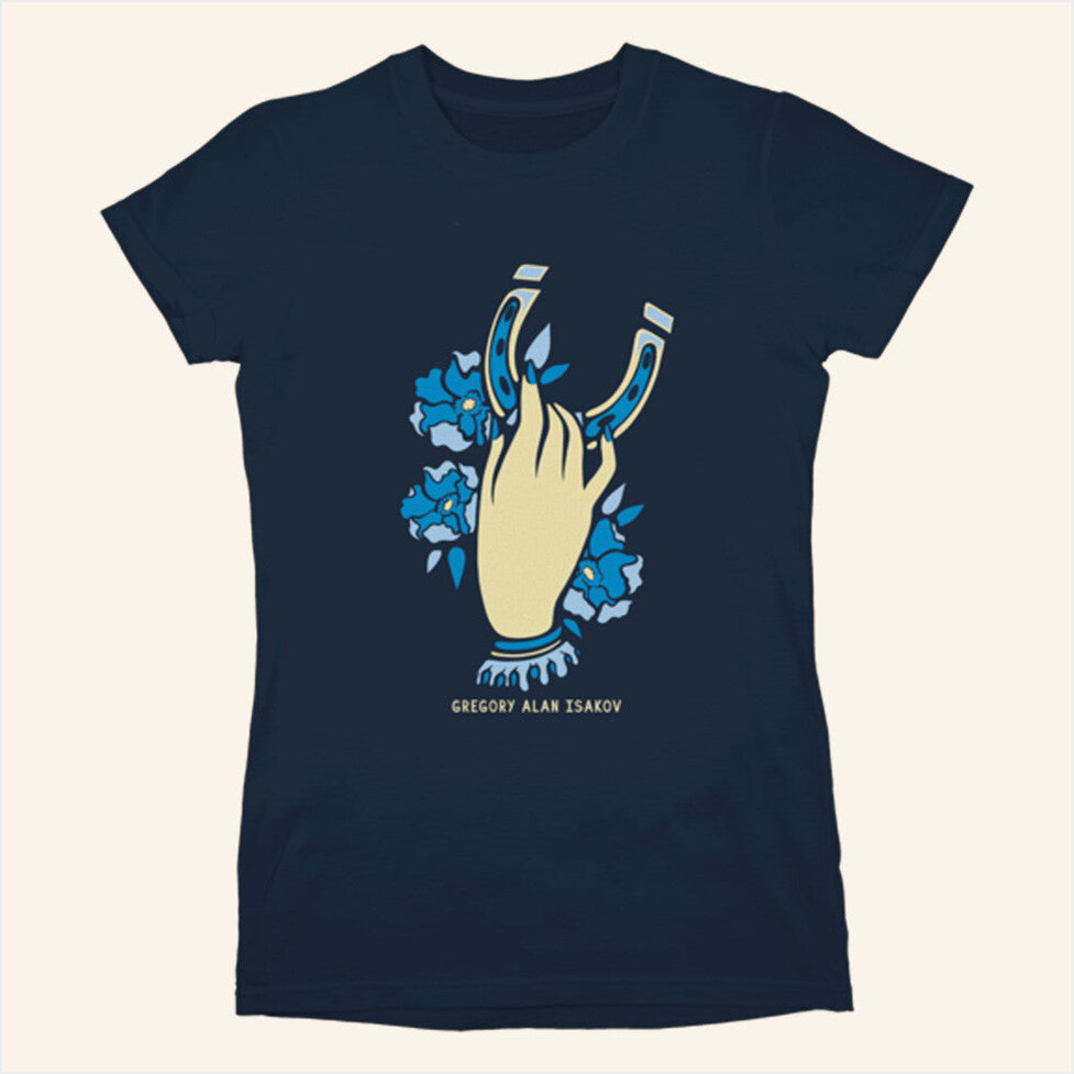 Horseshoe Ladies T-Shirt Gregory Alan Isakov Merch Birthday Gifts For Mom Gifts For Besties