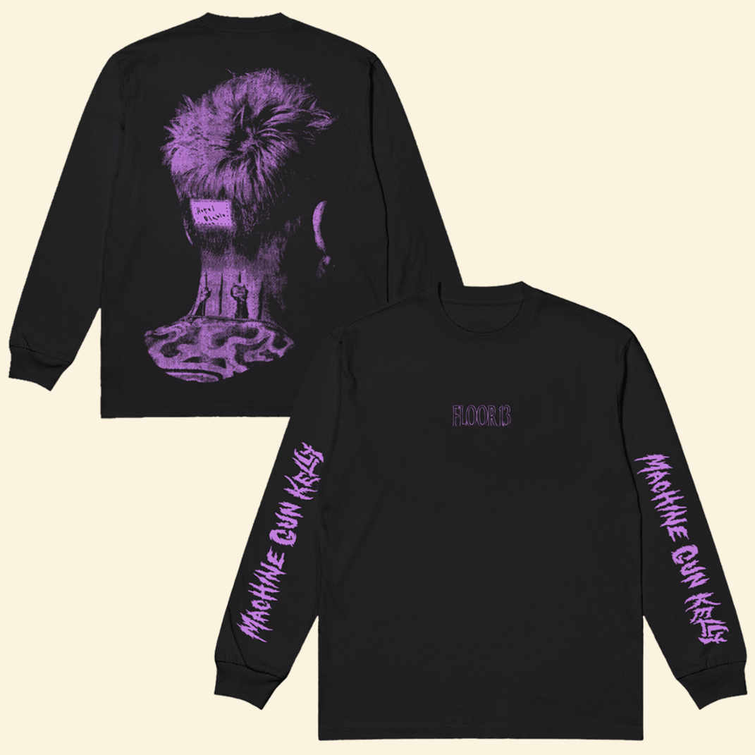 Hotel Diablo Floor 13 Long Sleeve T-Shirt MGK Merch Machine Gun Kelly Merch Father's Day Gifts