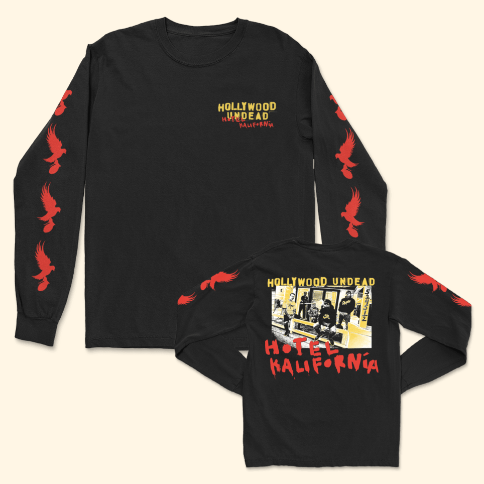 Hotel Kalifornia Group Photo Long Sleeve Shirt Hollywood Undead Merch Fathers Day Presents