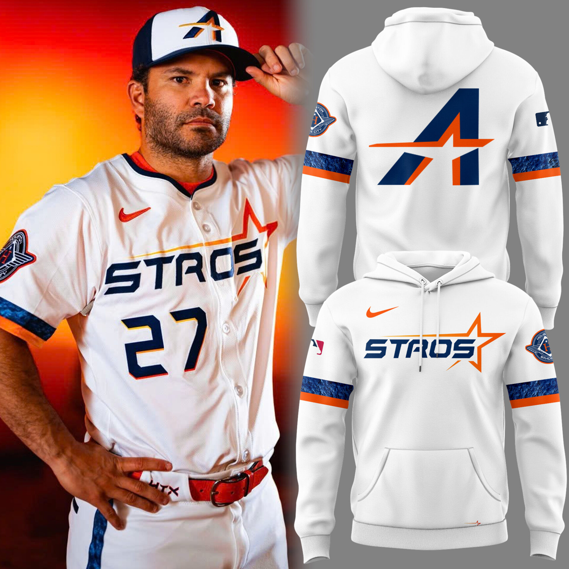 Houston Astros Baseball City Connect 2025 Limited The Next Frontier Hoodie