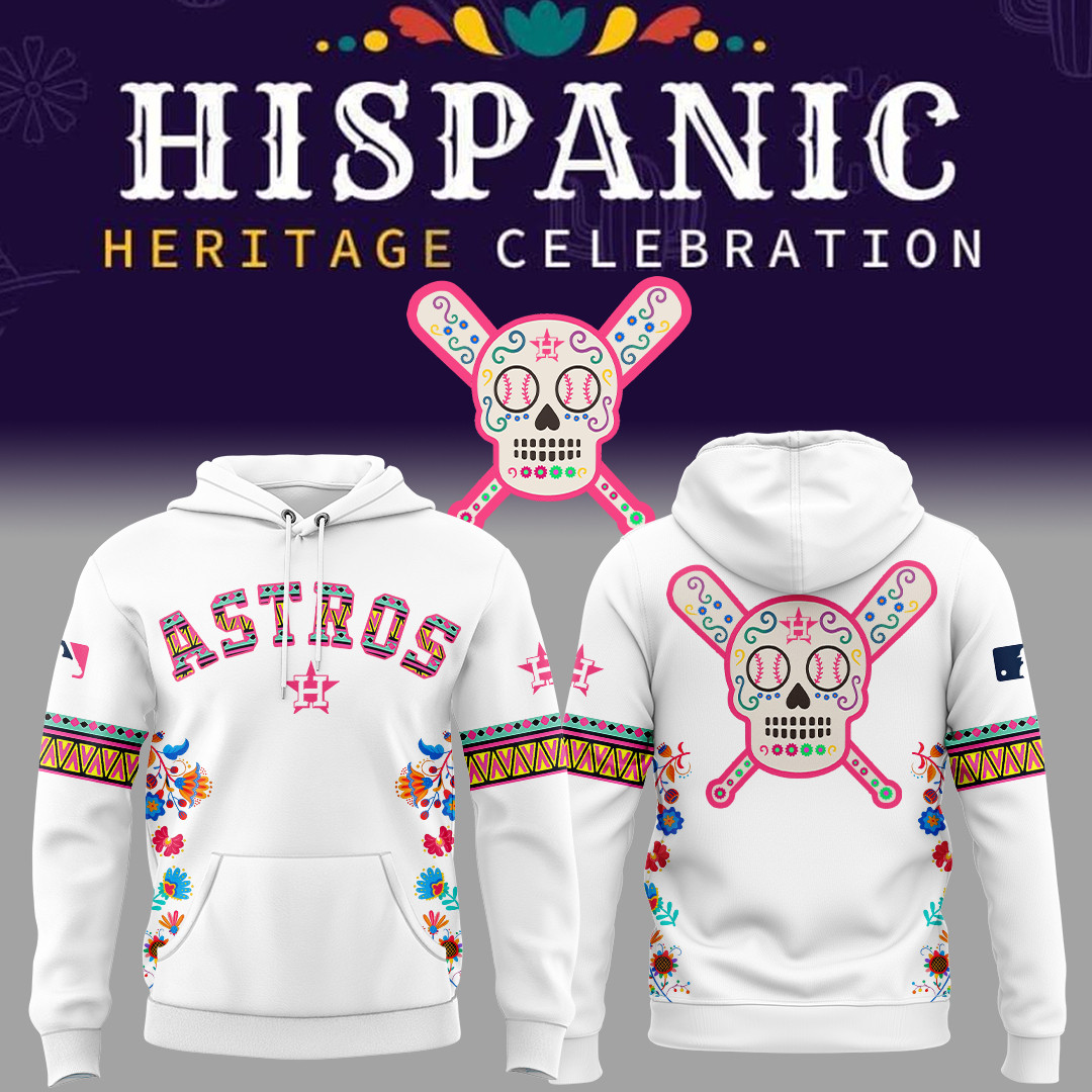 Houston Astros Baseball Hispanic Herritage Hoodie Gifts For Baseball Lovers