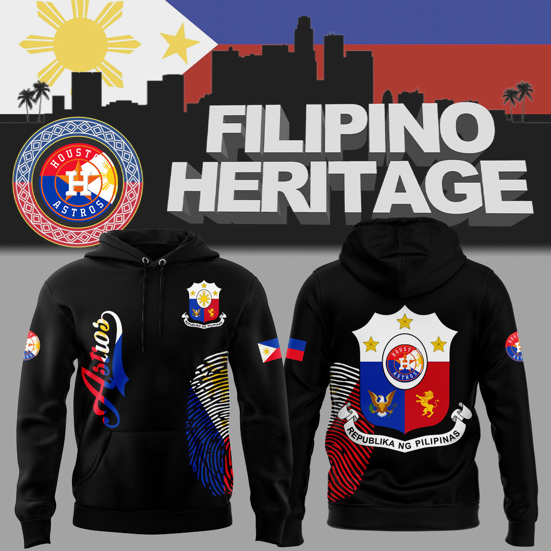 Houston Astros Baseball Philippines Heritage Night Hoodie Fan Merch