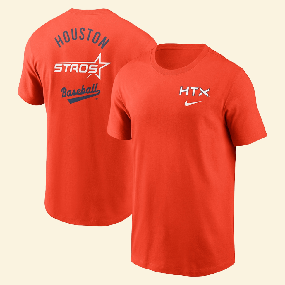 Houston Astros City Connect 2025 Orange T-Shirt Good Fathers Day Birthday Gifts For Dad
