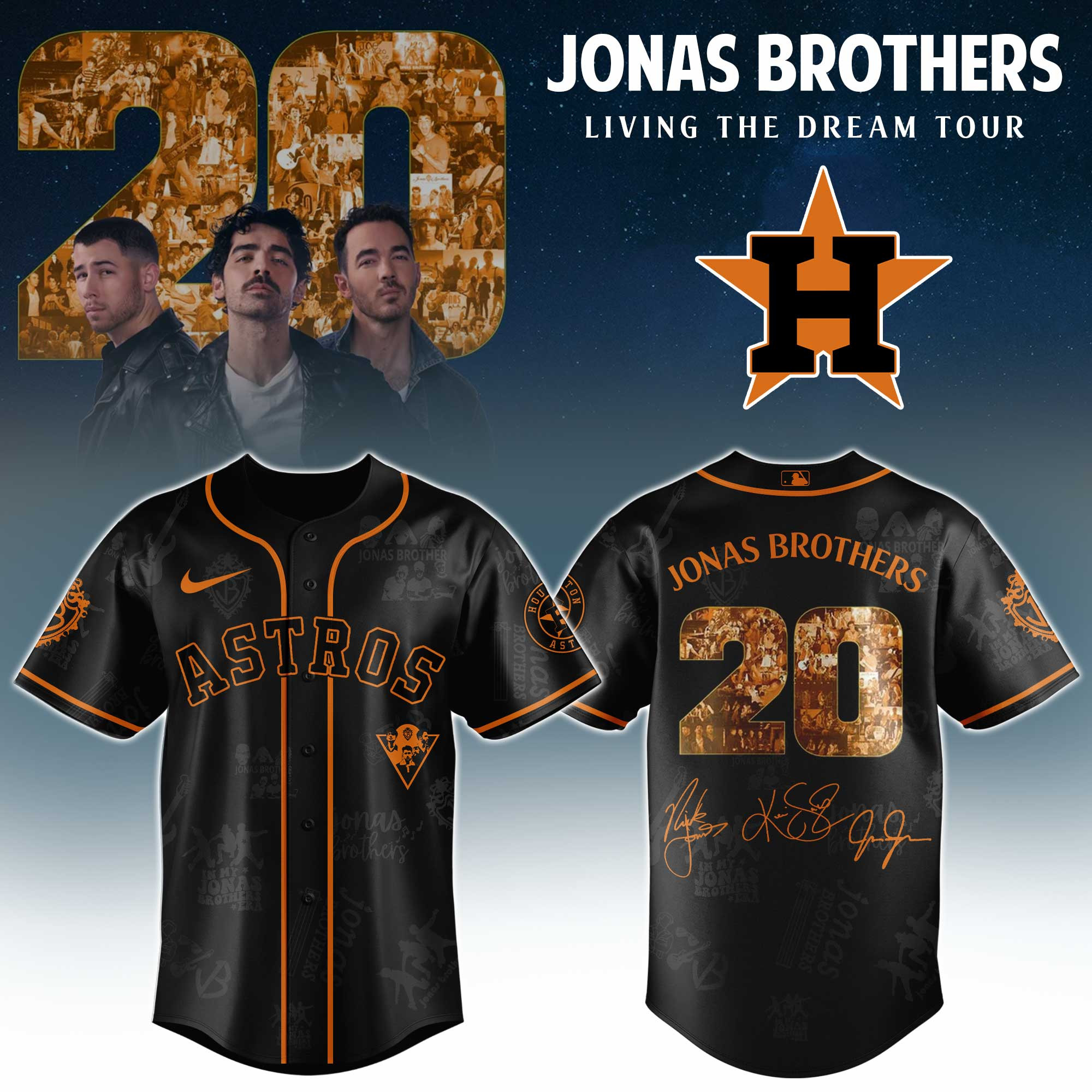 Houston Astros Mlb X Lion Baseball Jersey For Fans