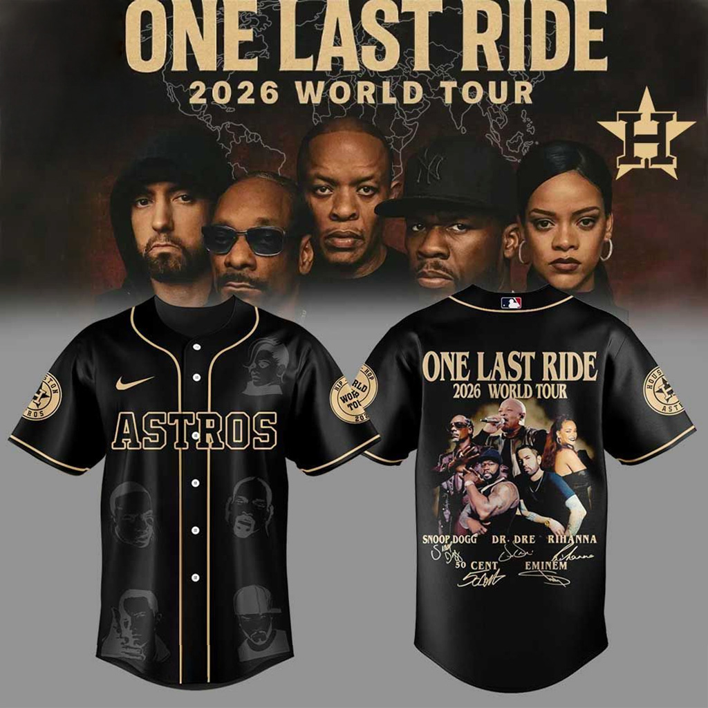Houston Astros One Last Ride 2026 World Tour Jersey Houston Astros Merch Gift For Fans