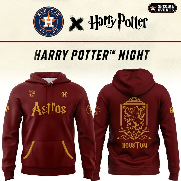 Houston Astros x Harry Potter Night Hoodie Baseball Gifts For Astros Fans Father’s Day