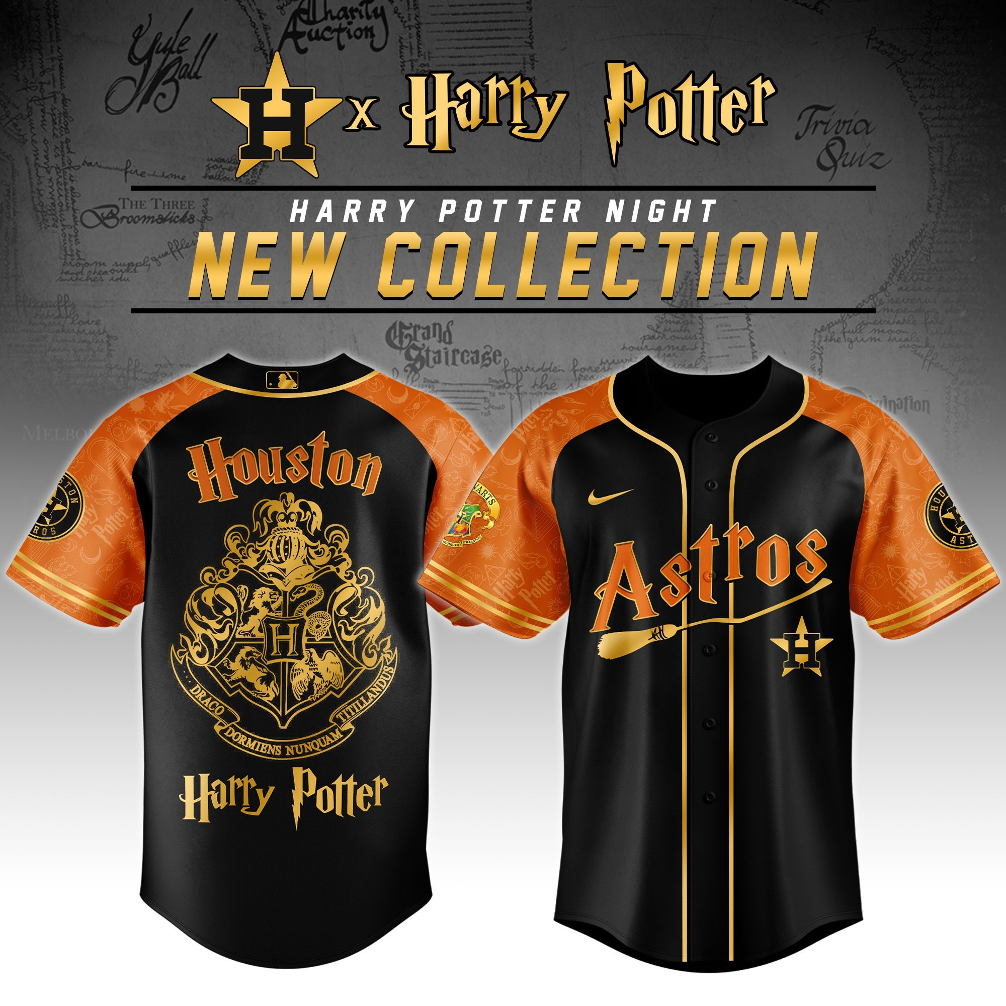 Houston Astros X Harry Potter Night Jersey MLB Baseball Merch Unique Gifts For Fans
