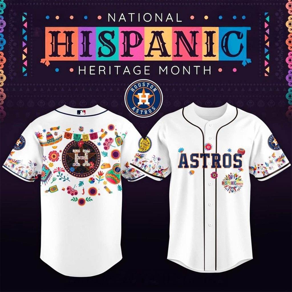 Houston Astros x National Hispanic Heritage Month Jersey 2025 Houston Astros Merch