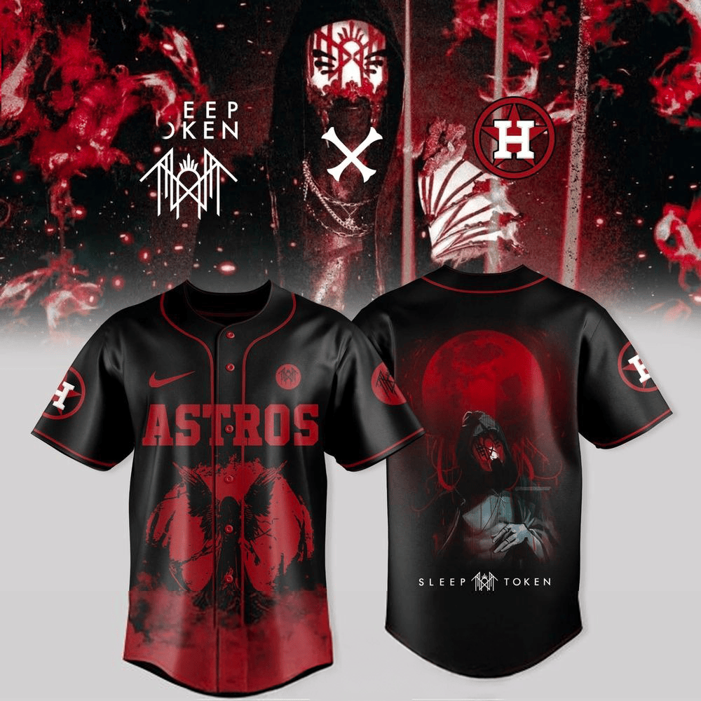 Houston Astros X Sleep Token Even In Arcadia Tour Merch Baseball Jersey Houston Astros Merch