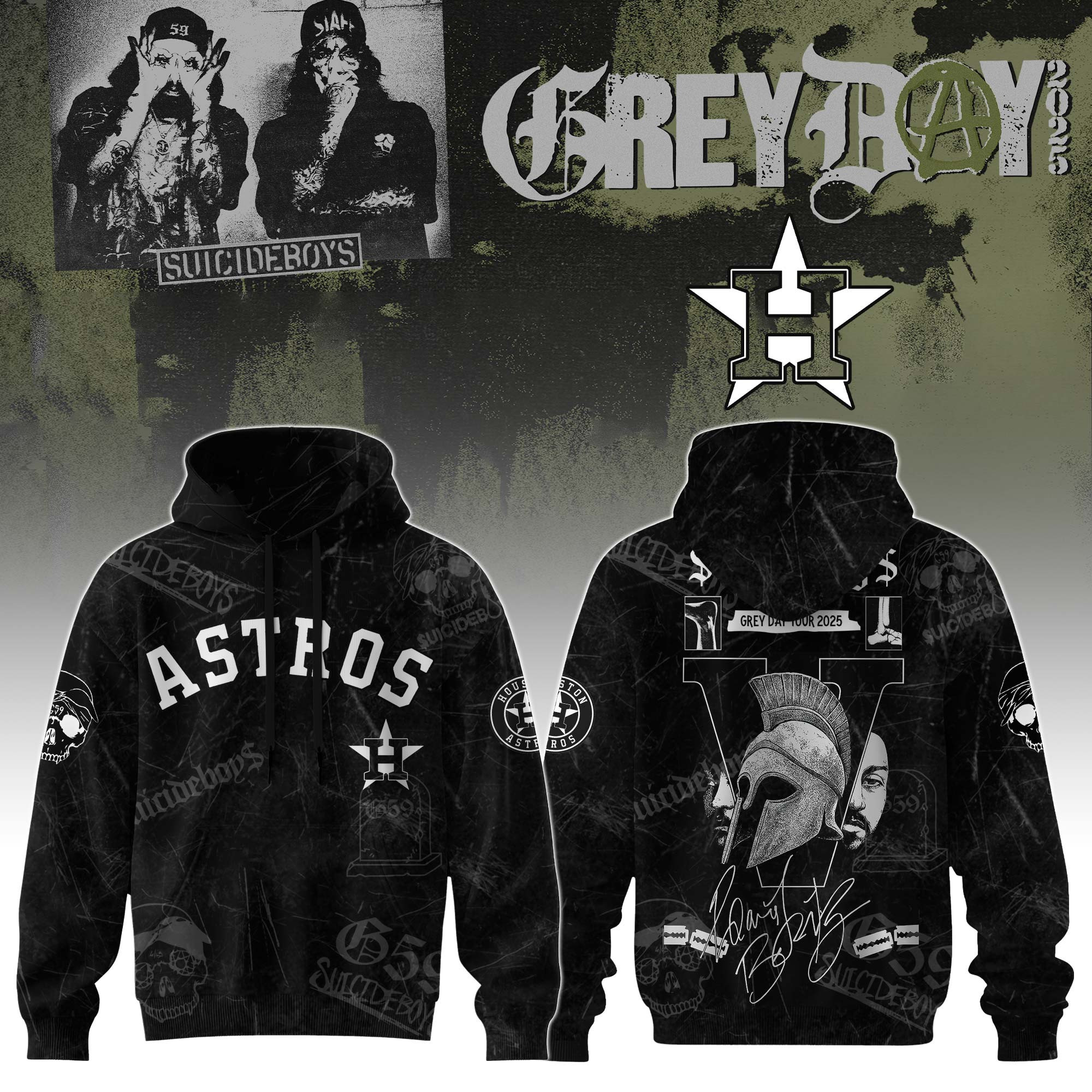 Houston Astros X Suicideboys G59 Hoodie 2025 Gift For Baseball Fans