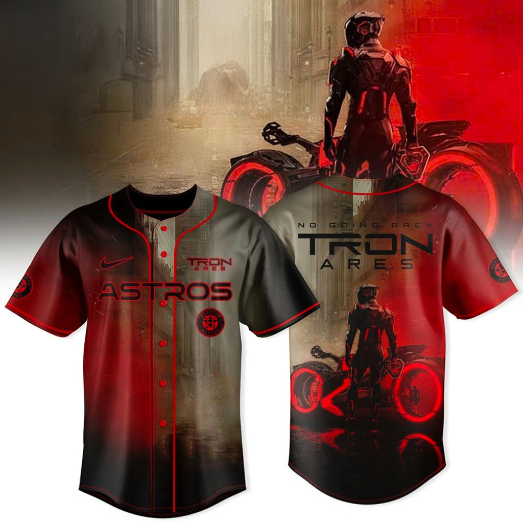 Houston Astros X Tron Ares 2025 October 10 Jersey Houston Astros Merch Gift For Him