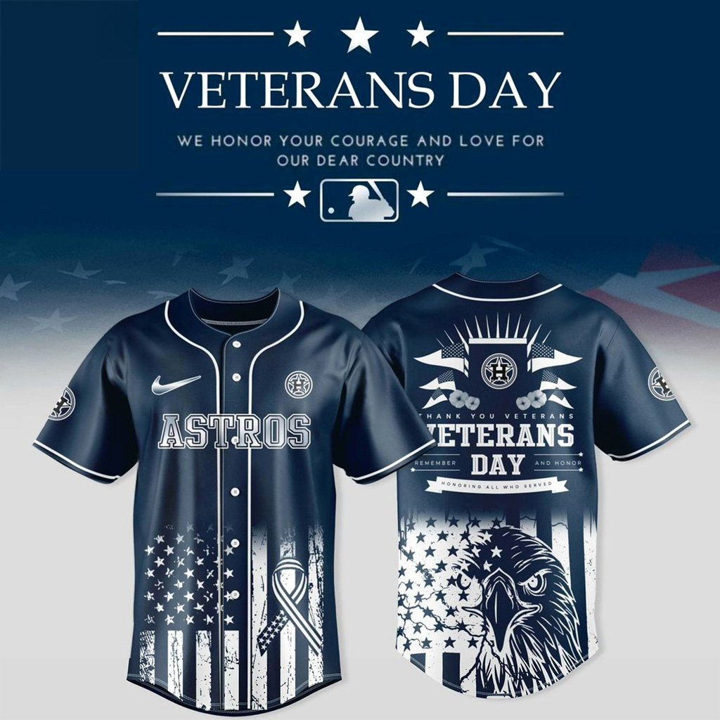 Houston Astros X Veterans Day 2025 Jersey Houston Astros Best Gifts For Baseball Lovers