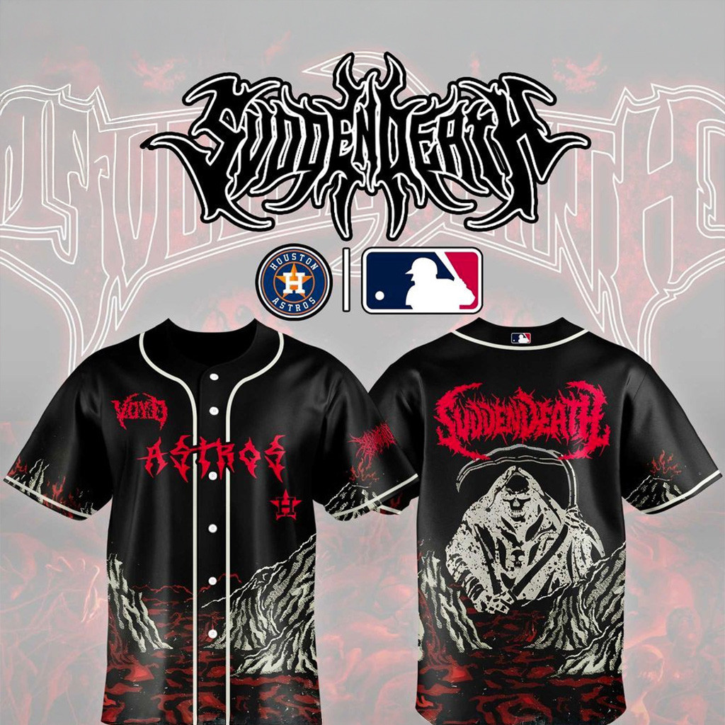 Houston Astros X Voyd Svdden Death Jersey Houston Astros Merch Boyfriend Gifts