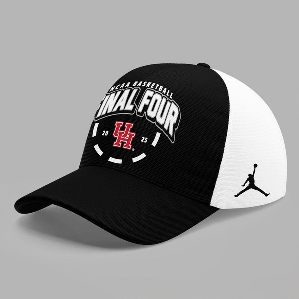 Houston Cougars 2025 Final Four Regional Champions Locker Room Hat Houston Cougars Merch