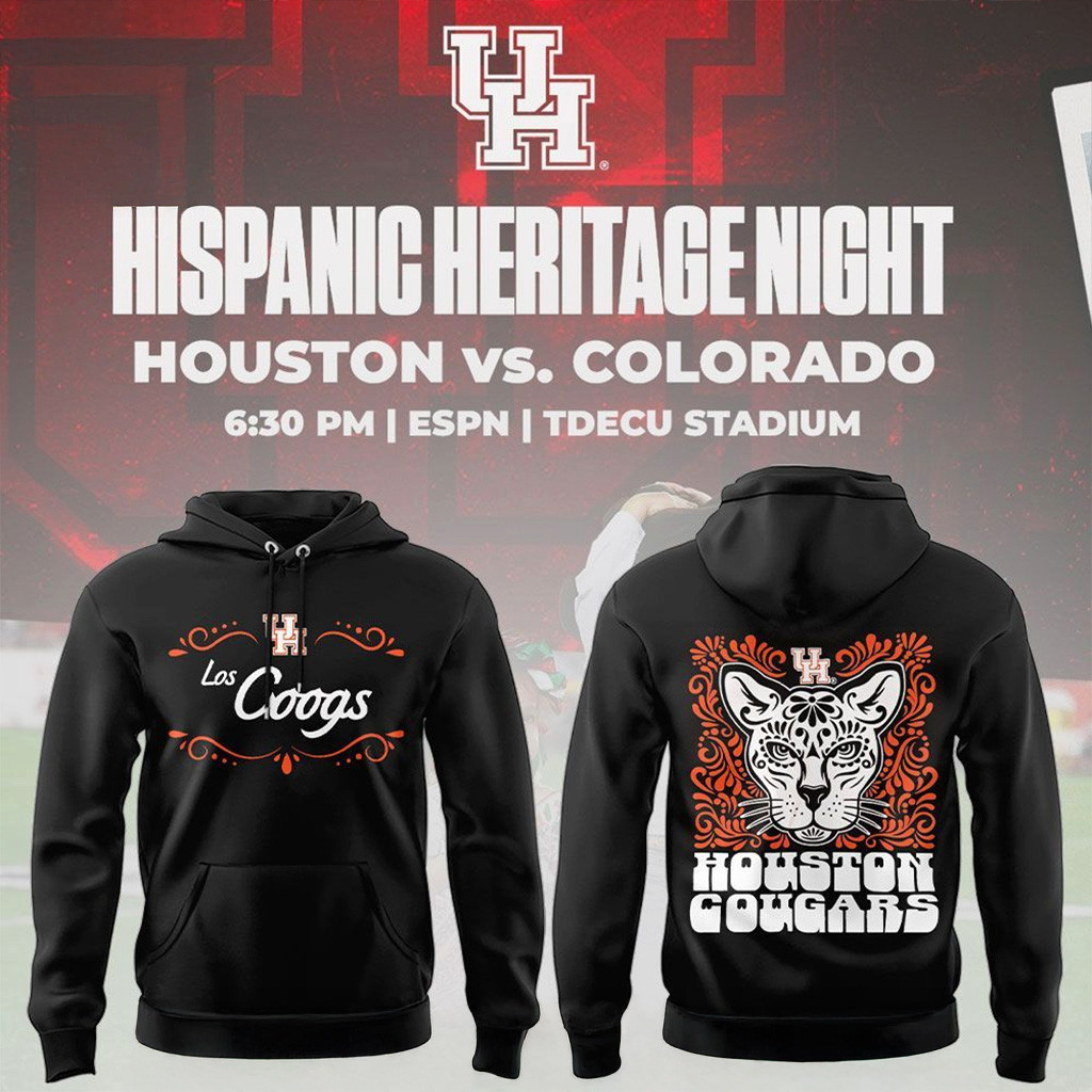Houston Cougars Hispanic Heritage Night Hoodie Houston Cougars Merch Gift For Fans