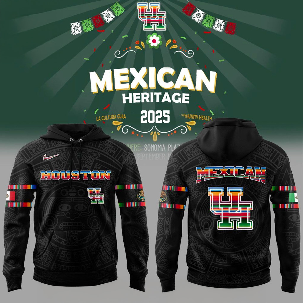 Houston Cougars Mexican Heritage Night 2025 Hoodie Houston Cougars Merch Presents For Dad