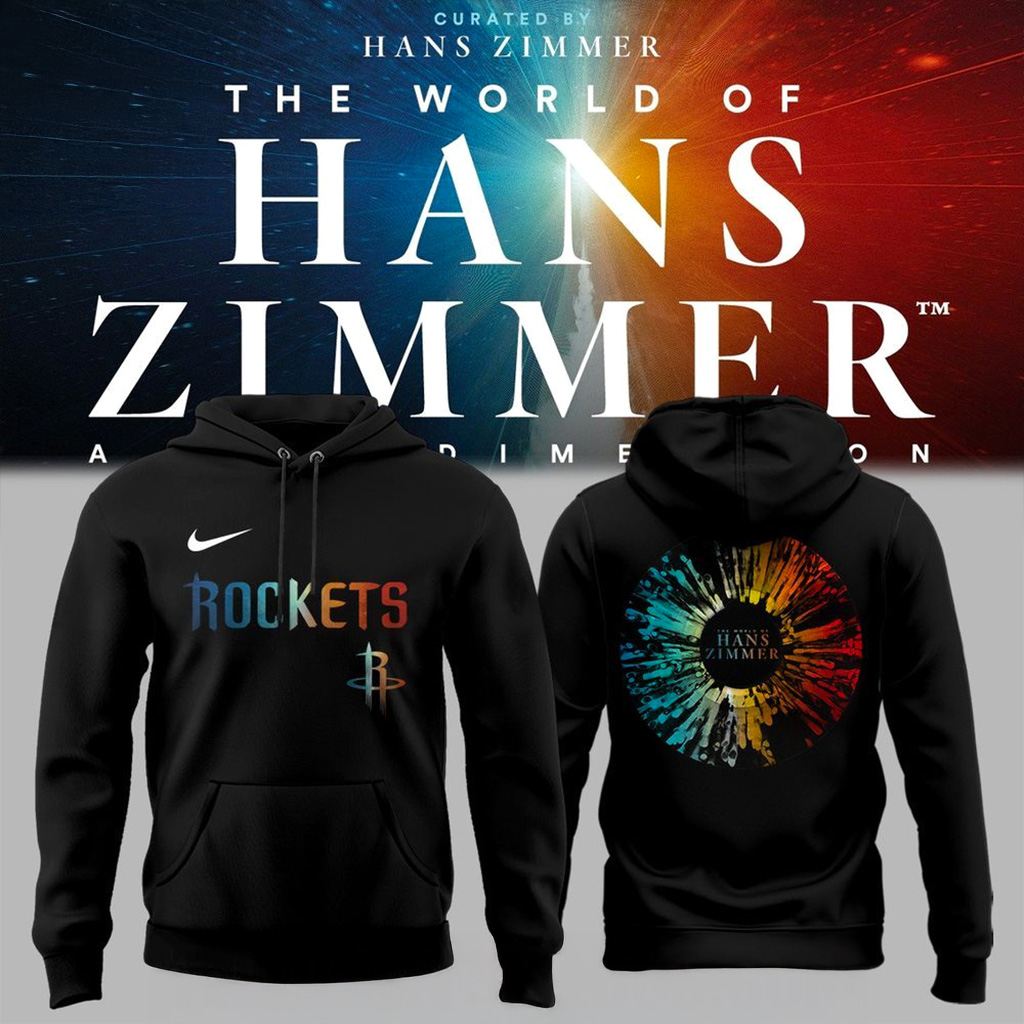 Houston Rockets X Hans Zimmer A New Dimension Tour Hoodie Houston Rockets Merch Fan Gifts