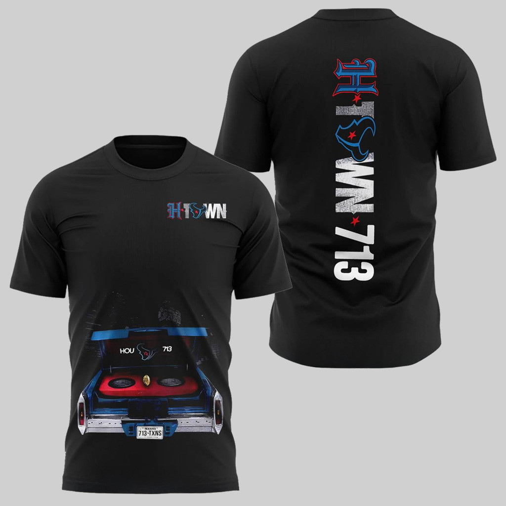 Houston Texans Special New 713 Day H-Town T-Shirt Houston Texans Merch Gifts For Him