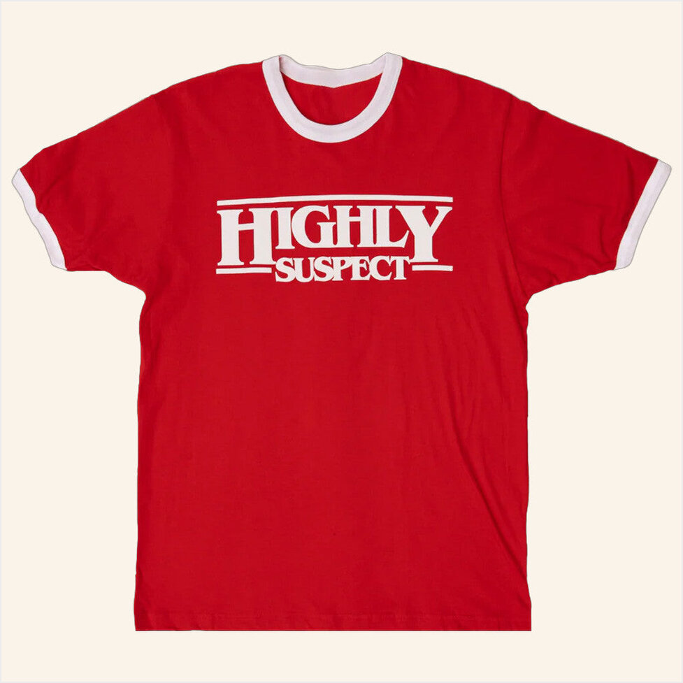 Hs Red Ringer T-Shirt Highly Suspect Merch Birthday Gifts For Sister Gifts For BFF