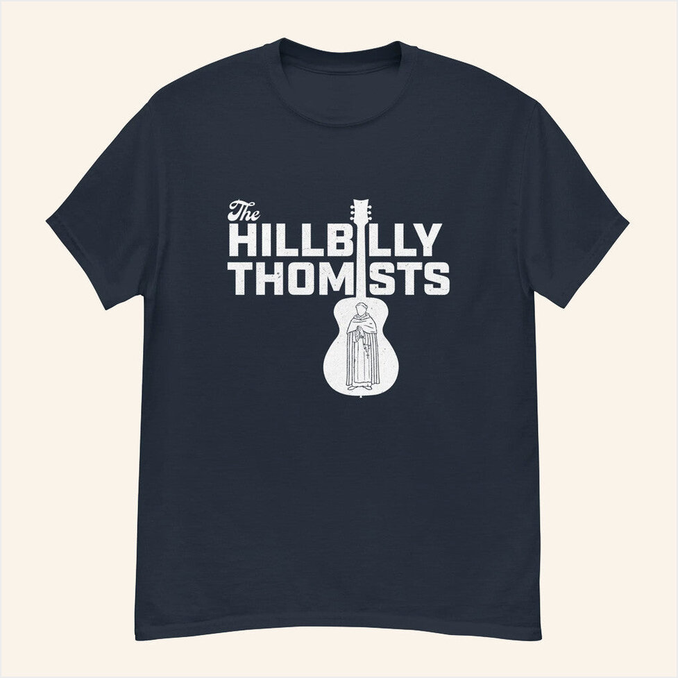 Ht Guitar Priest T-Shirt Hillbilly Thomists Merch Birthday Gifts For Dad Gifts For Best Friend