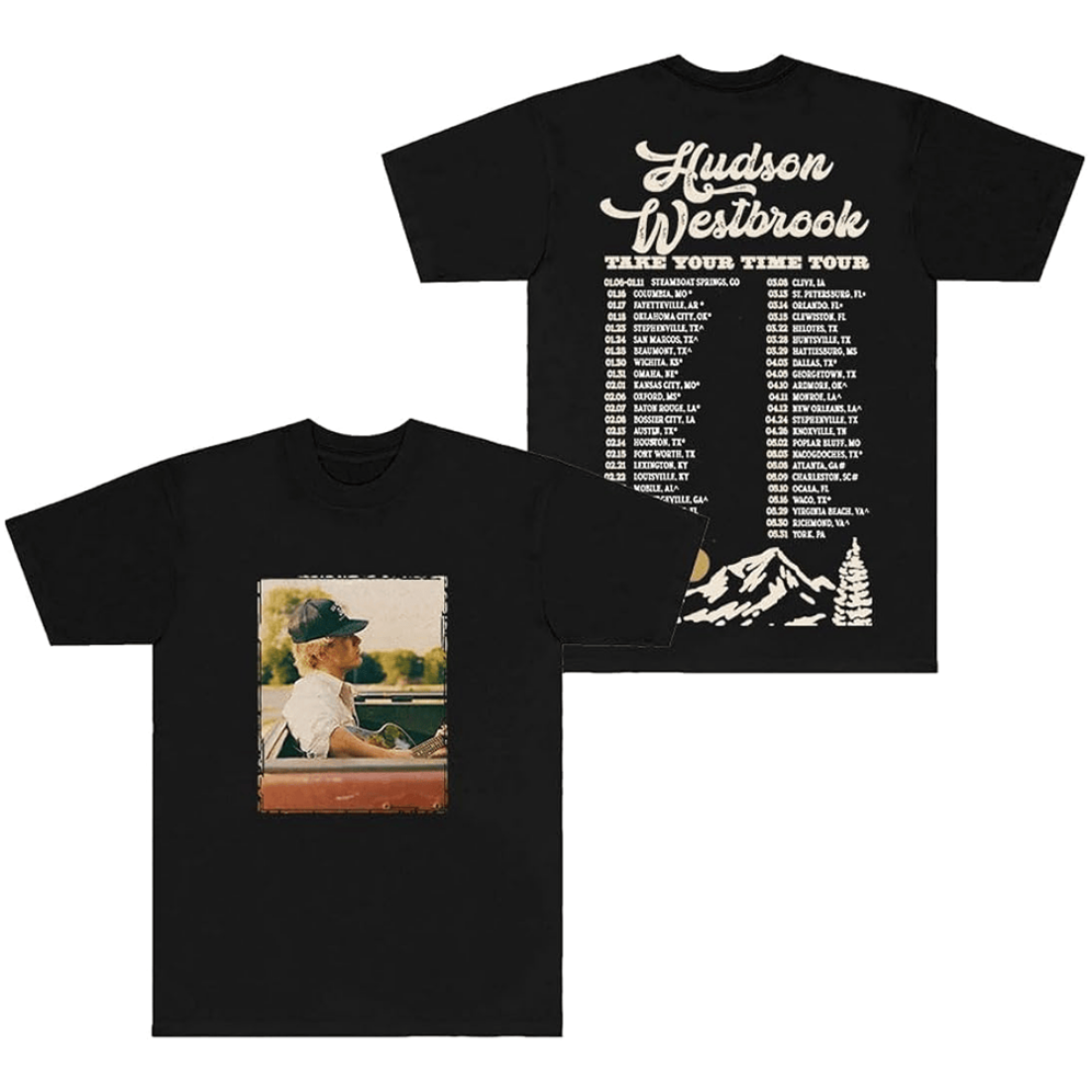 Hudson Westbrook Merch Hudson Westbrook Take Your Time Tour T-Shirt Perfect Father's Day Gifts