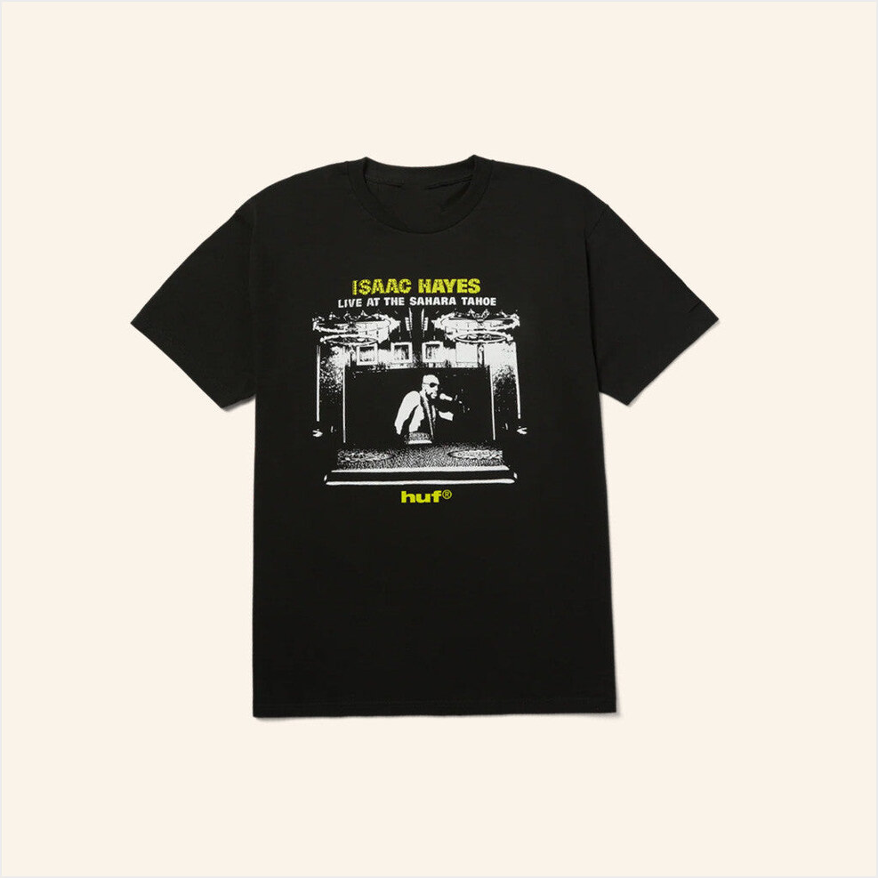Huf X Isaac Hayes Tahoe T-Shirt HUF Worldwide Merch Gifts For Son Birthday Gift Ideas