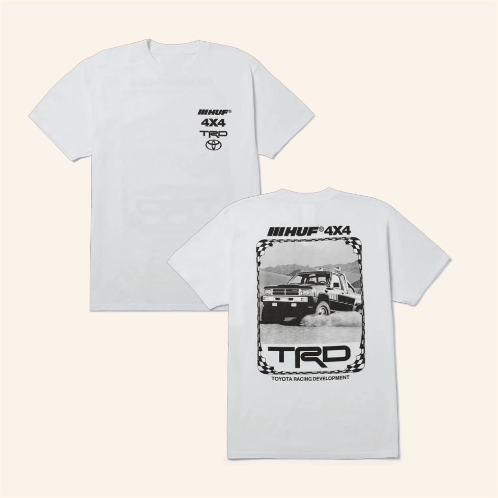 Huf X Toyota Trd Long Travel T-Shirt Huf Merch Gift Ideas For Husband Birthday Gift Ideas
