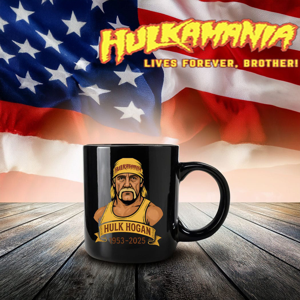 Hulk Hogan Hulkamania Tribute Mug RIP Hulk Hogan Fan Merch