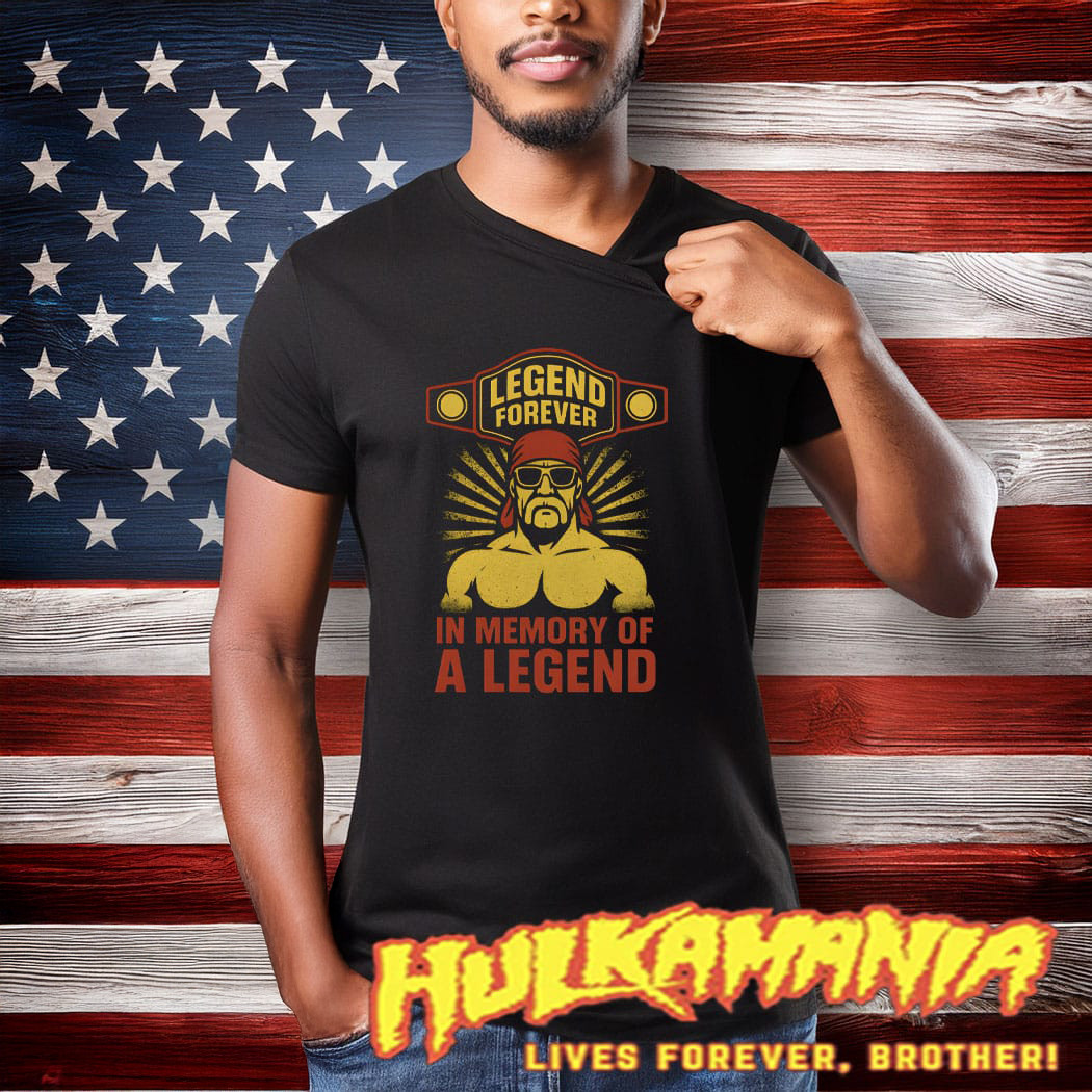 Hulk Hogan Legend Forever Tshirt Rest In Power Merch Gift
